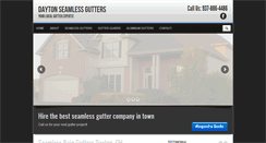 Desktop Screenshot of daytonseamlessgutters.com